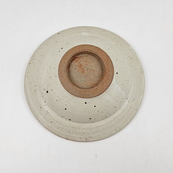 Handmade Ceramic Bowl Abstract Design 10in Rustic Pottery Decor Artisan Crafted - Picture 8 of 10